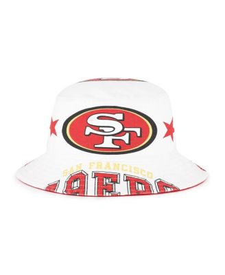 Women's White San Francisco 49ers Energize Bucket Hat