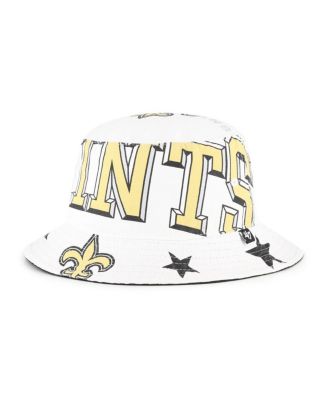 '47 Brand - Women's White New Orleans Saints Energize Bucket Hat