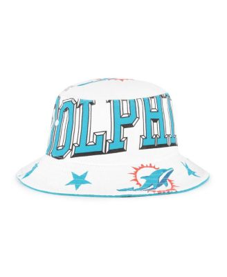 Women's White Miami Dolphins Energize Bucket Hat