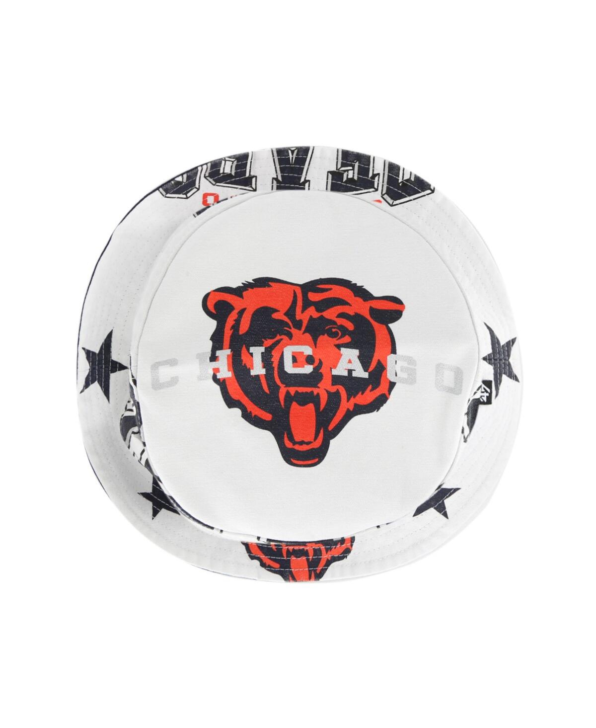 47 Brand Women's White Chicago Bears Energize Bucket Hat In White