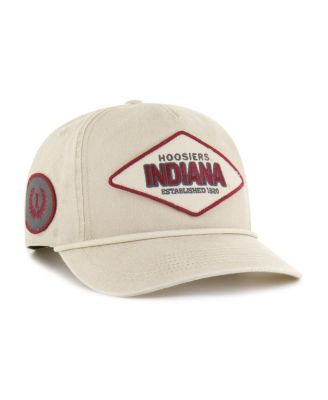 '47 Brand - Men's and Women's Cream Indiana Hoosiers Outdoorsmen Cairn Hitch Adjustable Hat