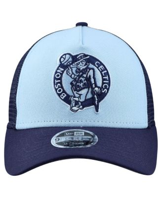 Big Boys and Girls Light Blue Boston Celtics Colorpack 9FORTY A-Frame Trucker Adjustable Hat