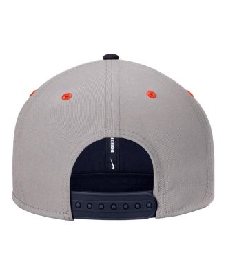 Men's Navy Illinois Fighting Illini Vintage Patch Snapback Hat