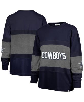 '47 Brand - Women's Navy Dallas Cowboys Breezeway Archive Long Sleeve T-Shirt
