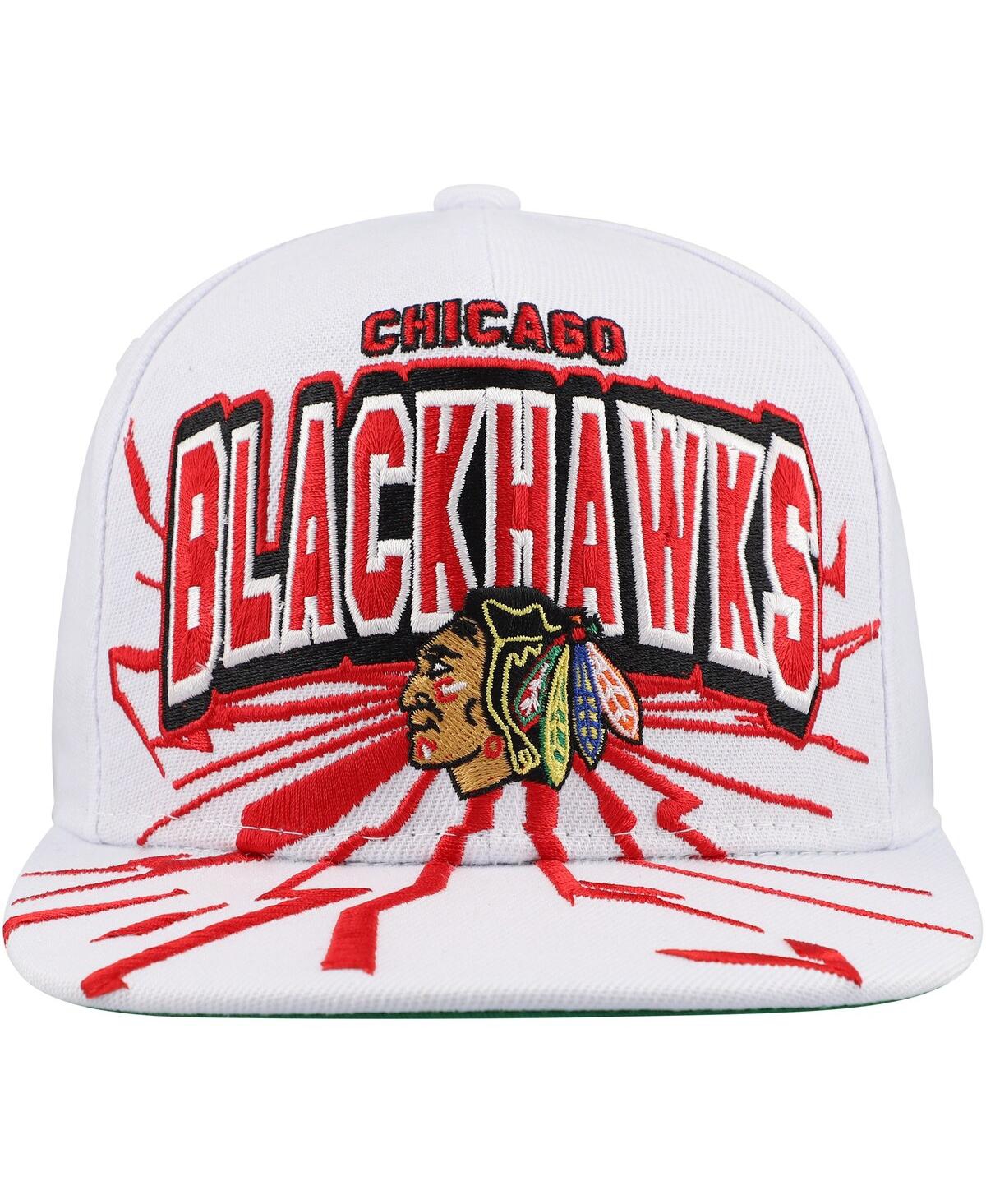 Mitchell & Ness Big Boys and Girls White Chicago Blackhawks After Shock Snapback Hat