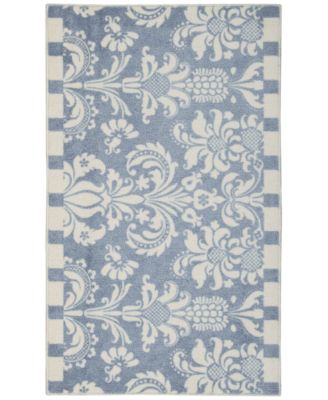 Nourison - Damask 26" x 45" Accent Rug
