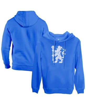 1863FC - Men's Blue Chelsea Lion Glyph Fleece Pullover Hoodie