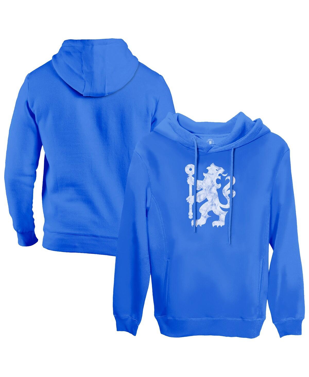 1863fc Men's Blue Chelsea Lion Glyph Fleece Pullover Hoodie In Blue