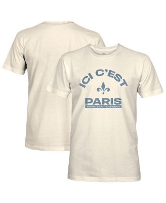 1863FC - Men's Tan Paris Saint-Germain Team Arch T-Shirt