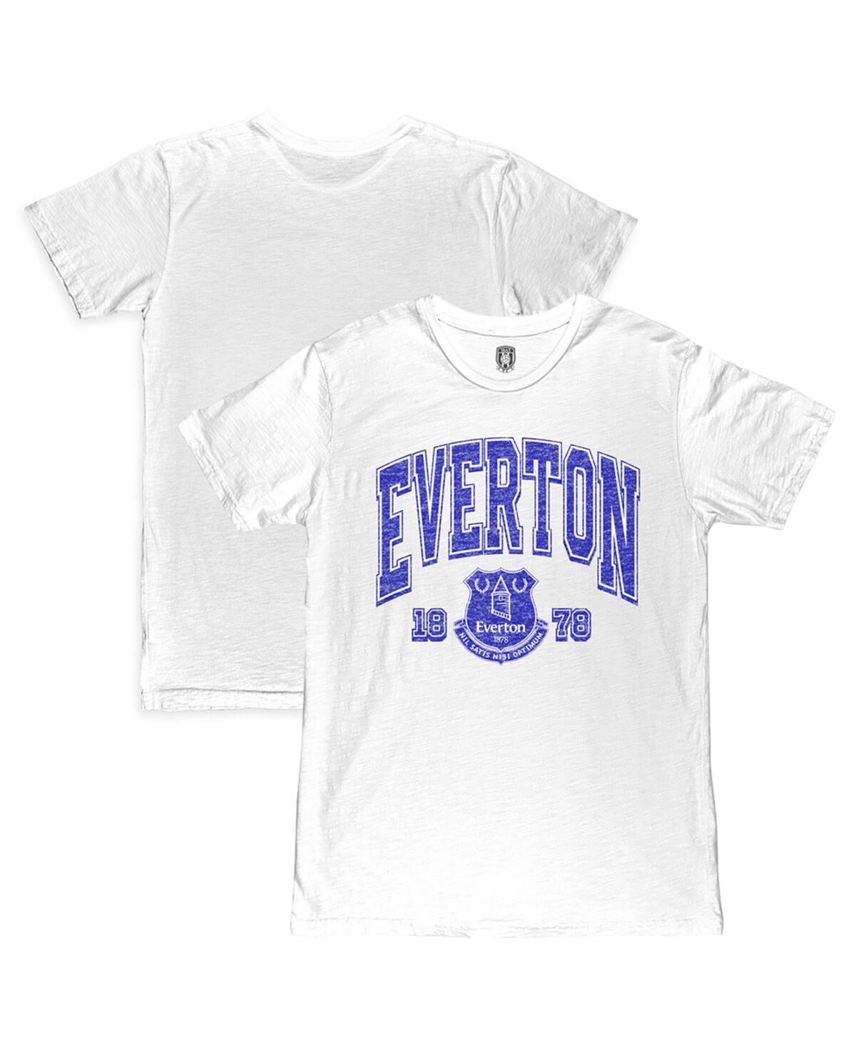 1863fc Men's White Everton Wordmark T-shirt In White
