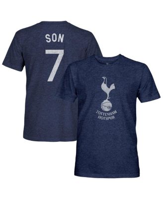 1863FC - Men's Son Heung-Min Heather Navy Tottenham Hotspur Player Name Number Twisted Tri-Blend Slub T-Shirt