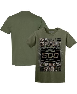 Checkered Flag Sports - Men's Green Daytona International Speedway 2025 Daytona 500 True Timber Camo T-Shirt
