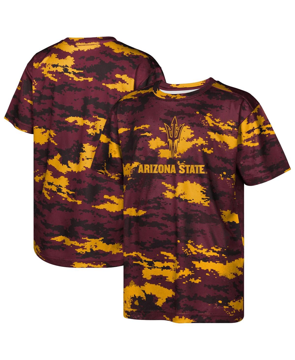 Outerstuff Big Boys And Girls Maroon Arizona State Sun Devils Scrimmage T-shirt In Multi
