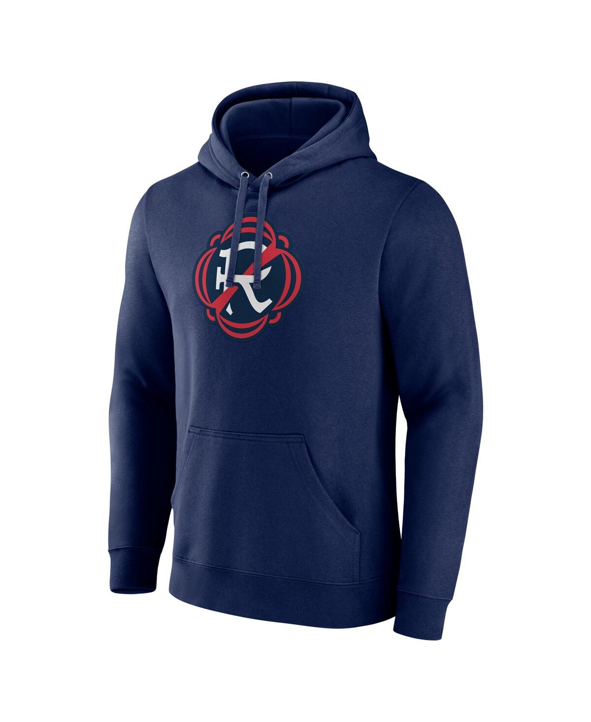 Fanatics Men's Navy New England Revolution Team Logo Fleece Pullover Hoodie