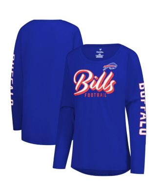 Fanatics - Women's Royal Buffalo Bills Cheerleader Long Sleeve T-Shirt