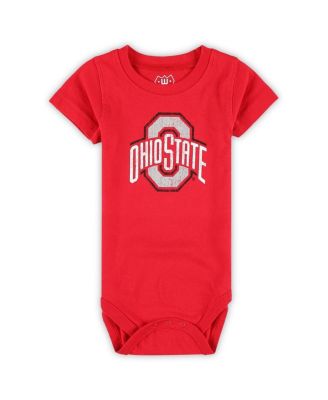 Baby Boys and Girls 3-Pack Ohio State Buckeyes Bodysuit Set