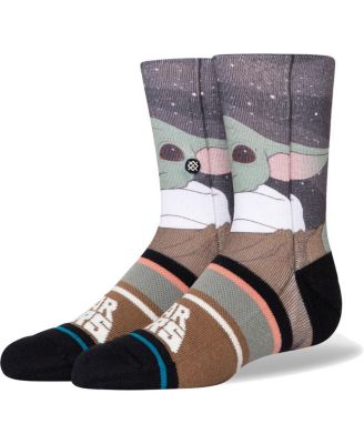 Stance - Big Boys and Girls Gray Star Wars Crew Socks