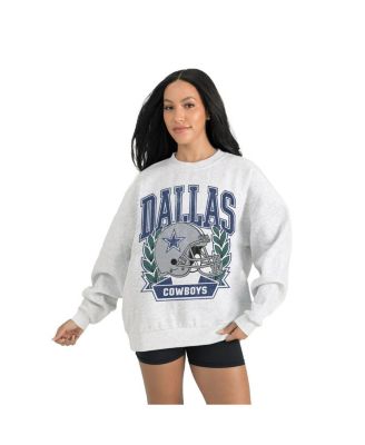 Women's Gray Heritage Premium Fleece Pullover Sweatshirt
