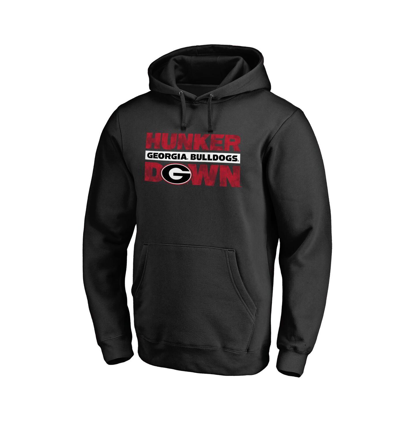 Мужское худи Fanatics Mto Label Black Georgia Bulldogs Team Hometown Collection Pullover — фото 3