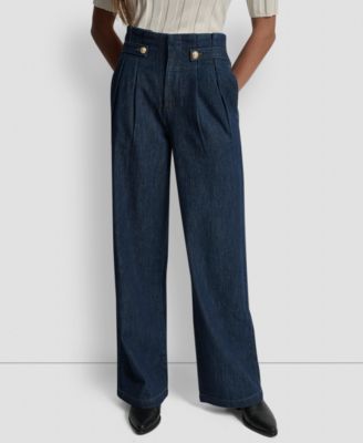 DKNY Jeans - High Rise Pleated Trouser