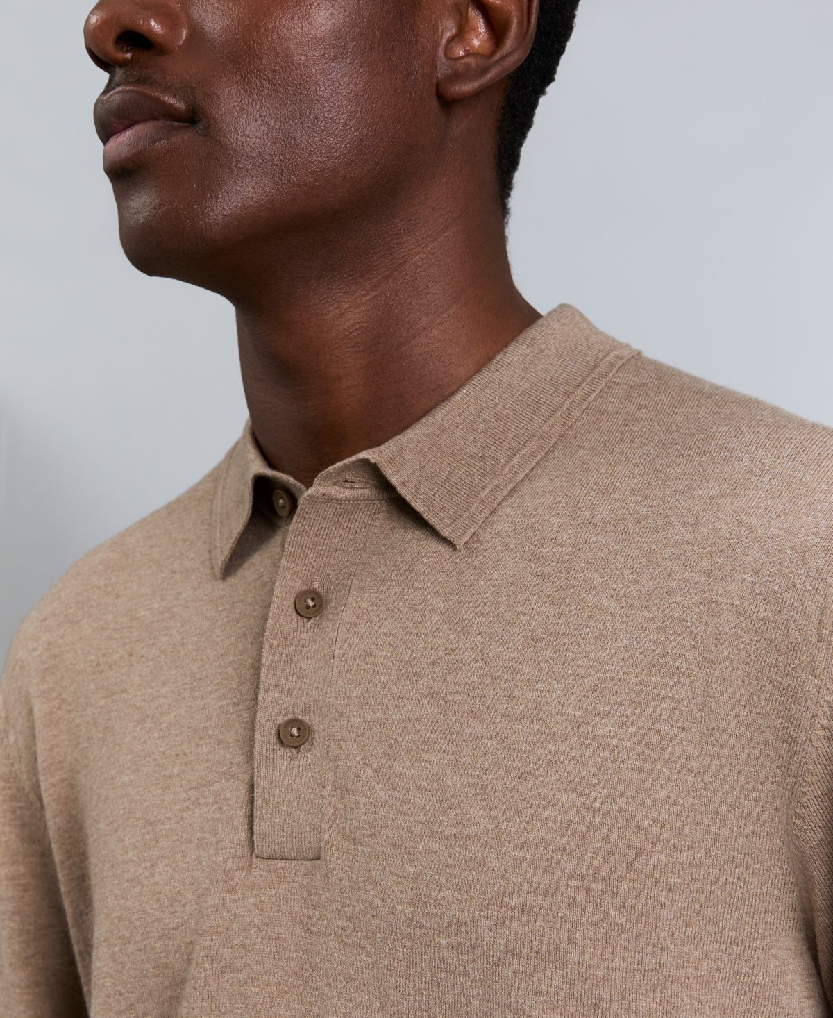 Kenneth Cole Men's Long Sleeve Polo Sweater