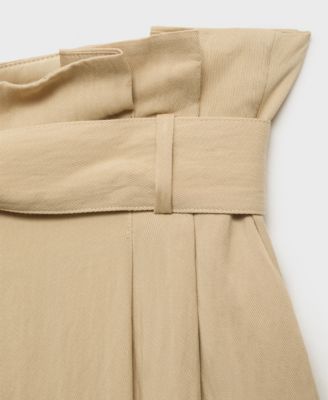 Women's Lyocell Paper bag Pants