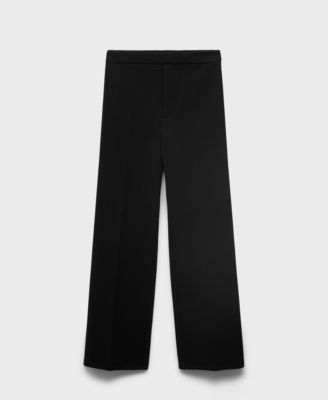 Women's Elastic Waist Straight-Fit Pants