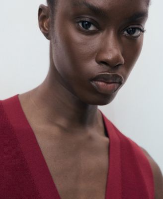 Women's Fine-Knit Gilet Sweater Vest