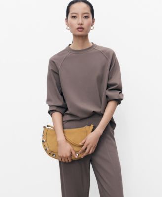 MANGO - Women's Elastic Waist Jogger Pants