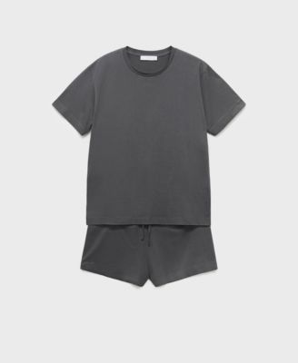 Women's 2-Piece Cotton Short-Sleeved Pajama Set