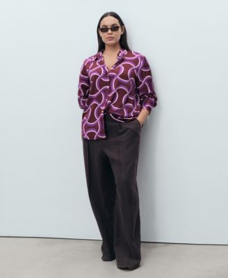 Women's Abstract Print Shirt