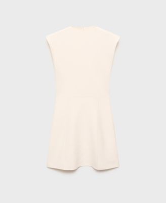 Women's Perkins Collar Flared Knit Dress