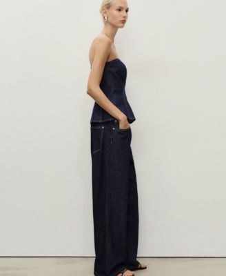 Women's Straight-Fit Belt Jeans