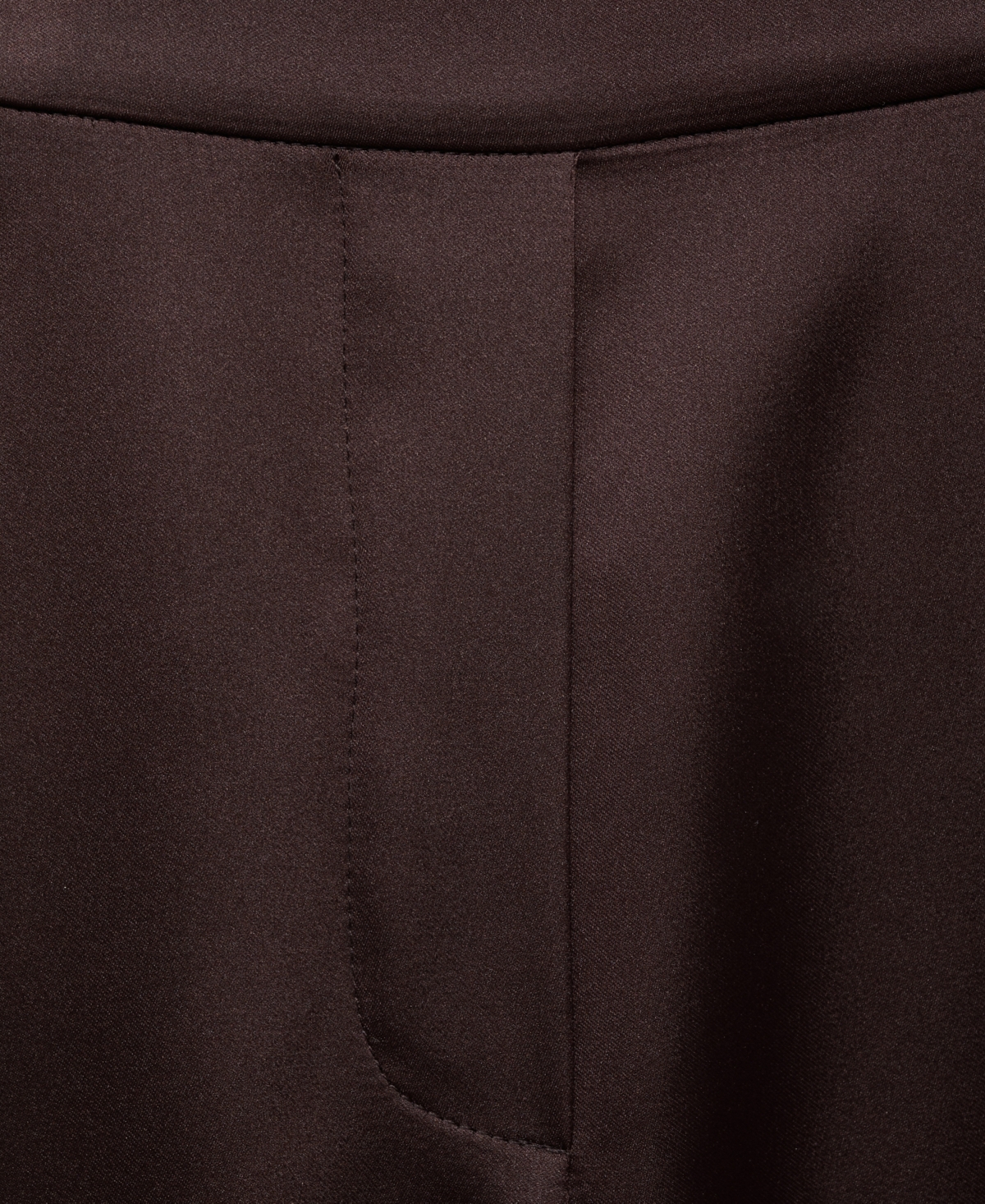 Mango Side Stripe Straight Leg Pants In Brown