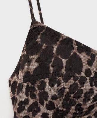 Women's Animal-Print Midi Dress