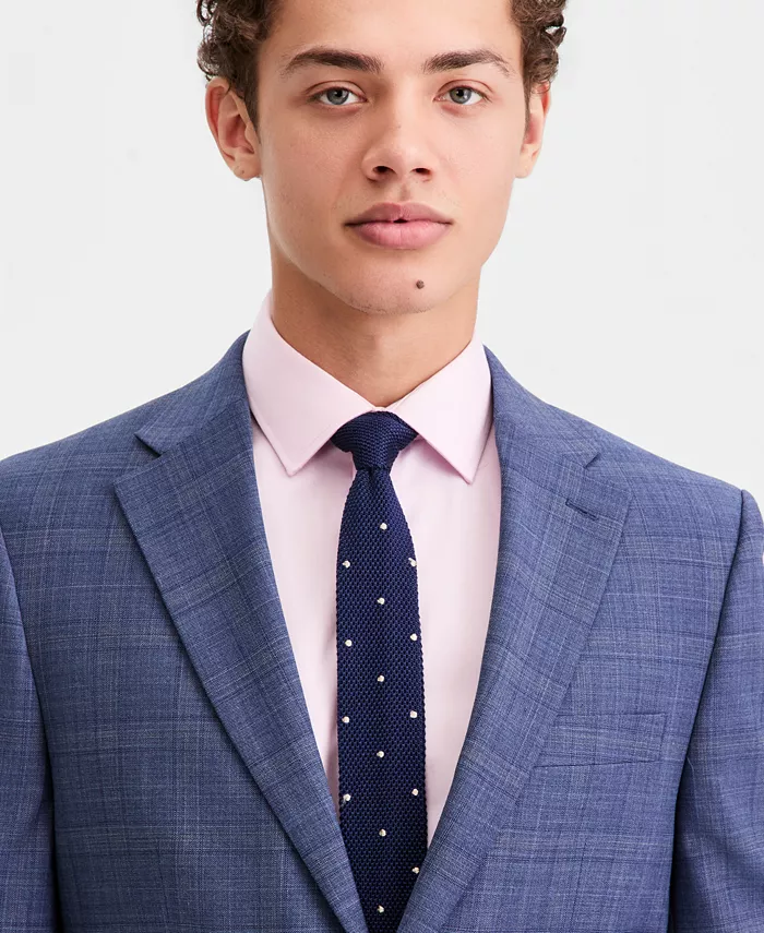 Men's Modern-Fit Wool TH-Flex Stretch Suit Separates Jacket - thumbnail 4
