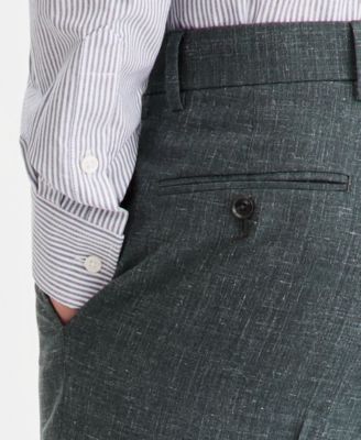 Mens Modern-Fit Wool Blend Suit Separate Pants