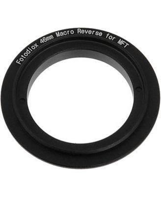46mm Filter Thread Macro Reverse Mount Adapter Ring for Micro Four Thirds (MFT, M4/3) Cameras
