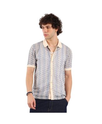 Men's Ditsy Floral Knit Shirt