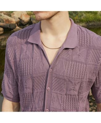 Patch-Knit Shirt