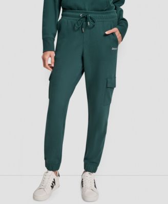 Women's Studded-Logo Cargo Joggers