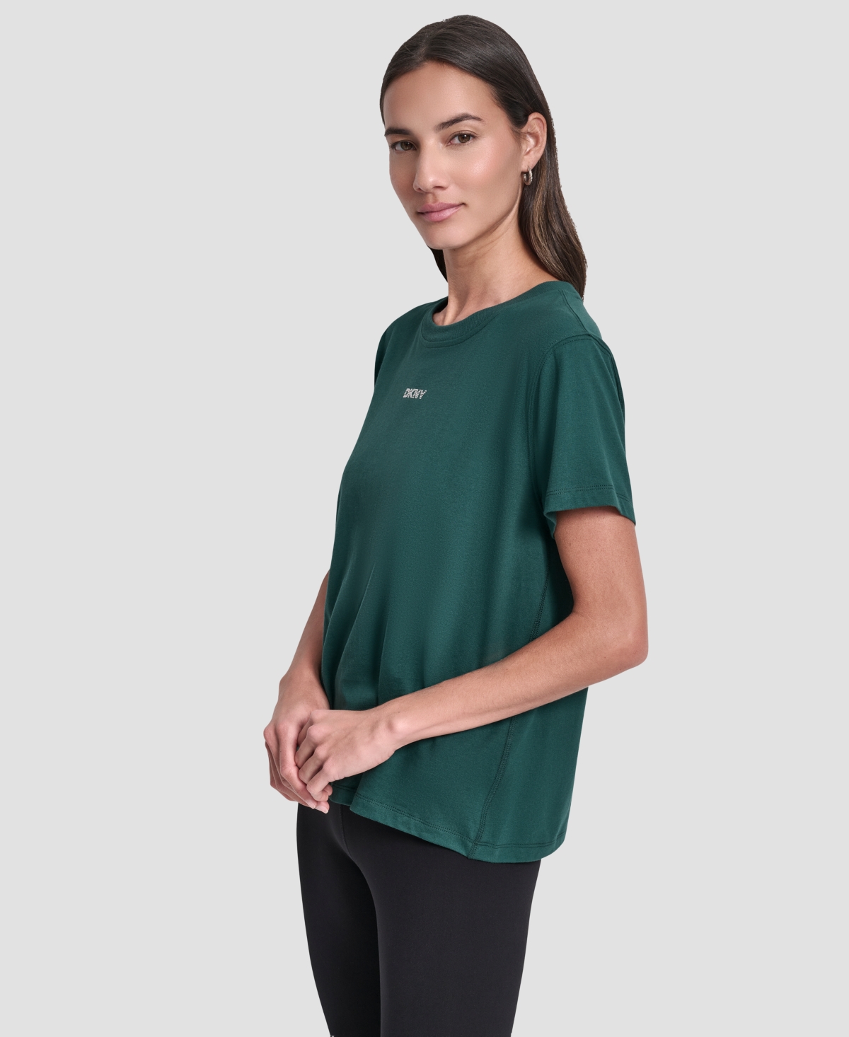 Dkny Women's Studded-Logo T-Shirt