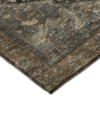 Solace Washable SL14 2'3"x7'6" Runner Area Rug