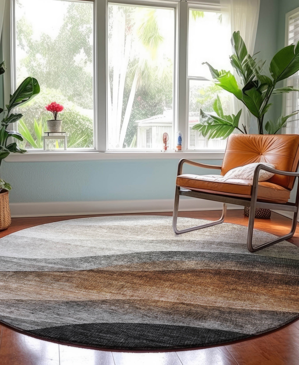 Dalyn Neo No1 8'x8' Round Area Rug In Multi