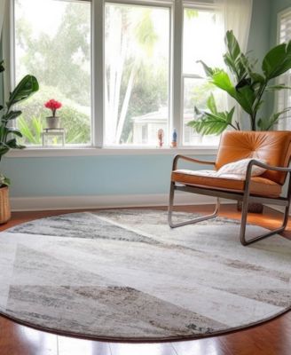 Neo Washable NO11 8'x8' Round Area Rug