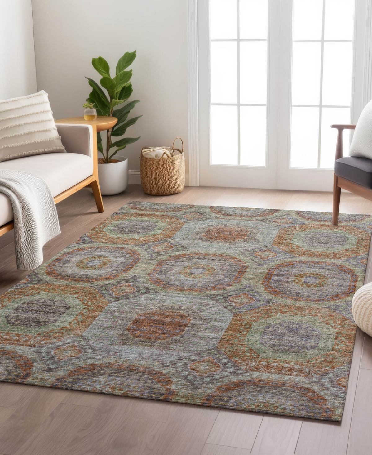 Dalyn Karaj Kj6 8'x10' Area Rug In Multi