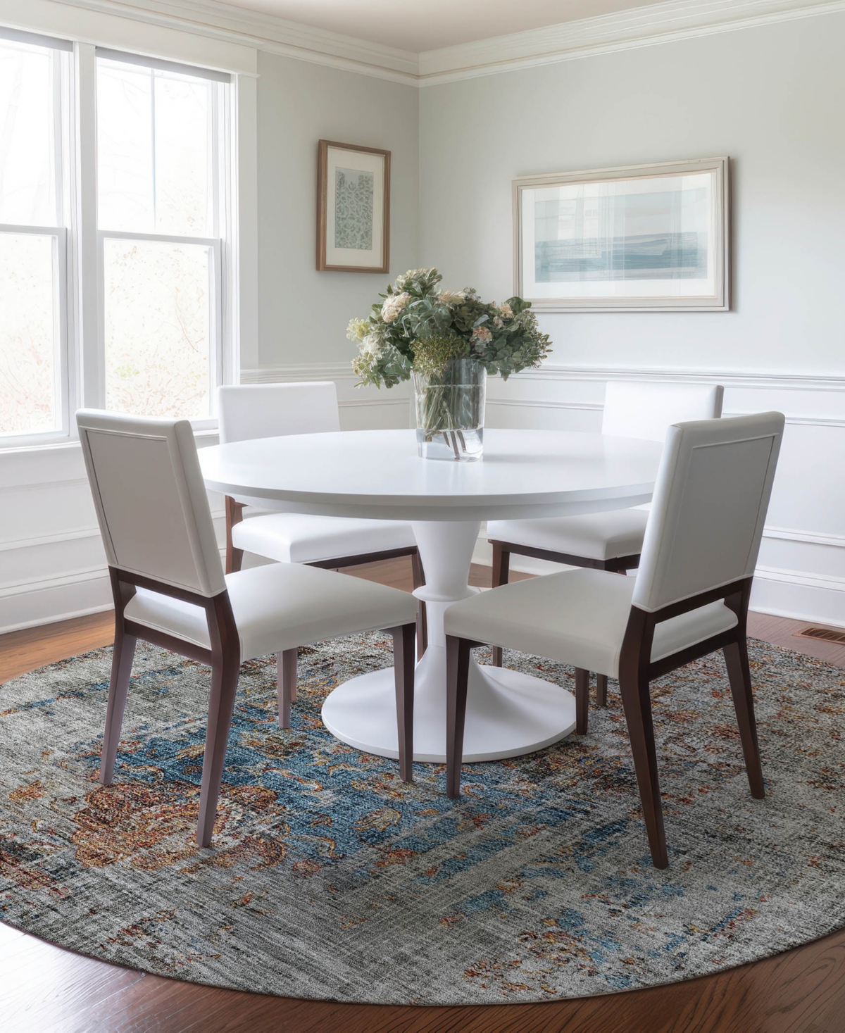 Dalyn Karaj Kj2 8'x8' Round Area Rug In Multi