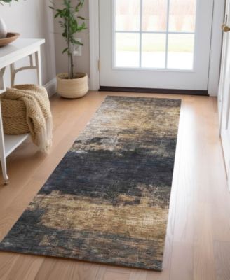 Nouveau Washable NV17 2'3"x7'6" Runner Area Rug