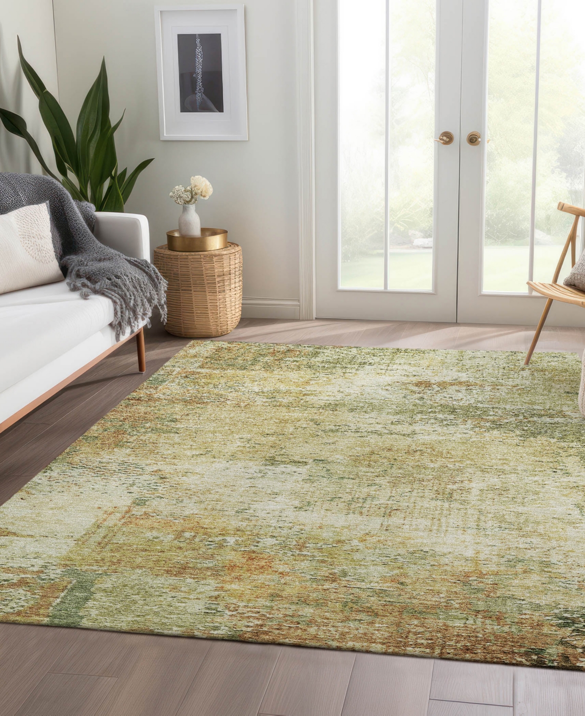 Dalyn Solace Sl5 3'x5' Area Rug In Green