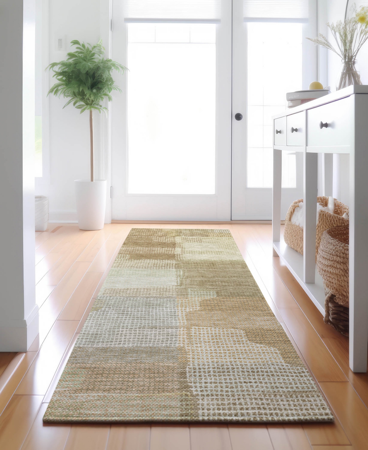 Dalyn Ravenna Rn10 2'3"x7'6" Runner Area Rug In Green